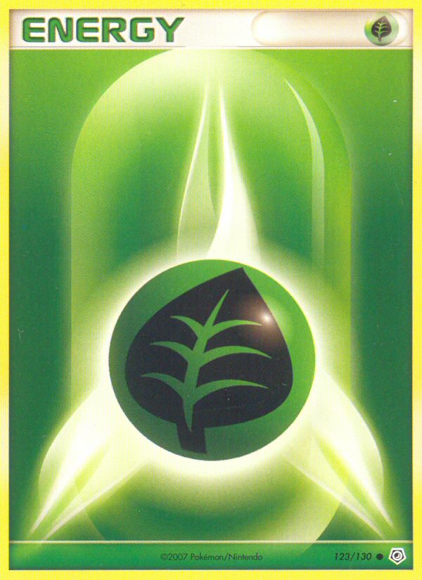 Diamond & Pearl Grass Energy #123/130